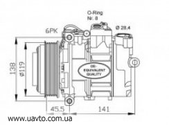   DENSO DCP17023 MERCEDES-BENZ