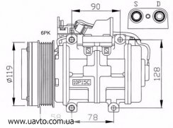   DENSO  190, 124, 460